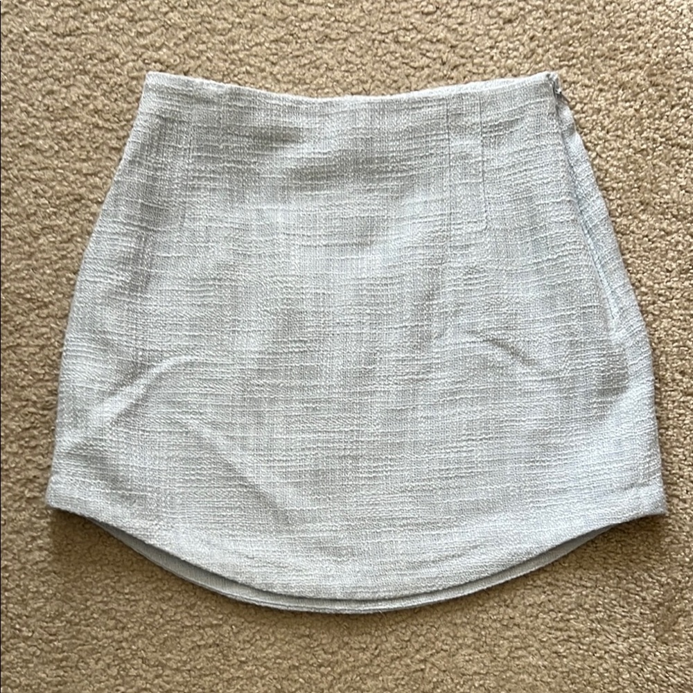 Elegant Light Blue Women's Skirt